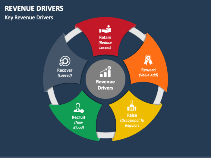 Drivers revenue ppt presentation example main templates skip end